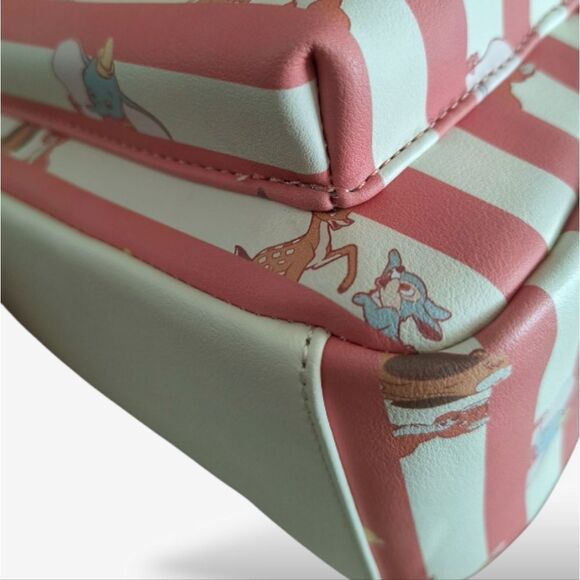 Loungefly Disney Best Friends Stripe Mini Backpack - Picture 8 of 8